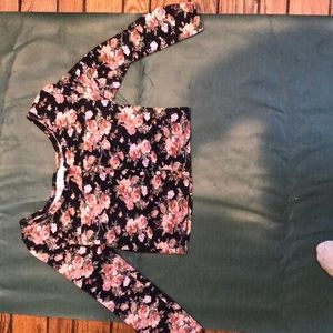 Floral crop top